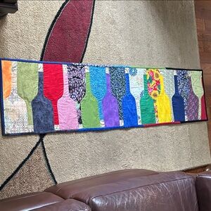 Vibrant Multicolor Cotton Table Runner